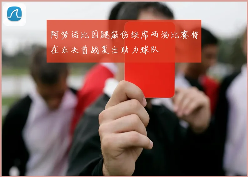 阿努诺比因腿筋伤缺席两场比赛将在东决首战复出助力球队